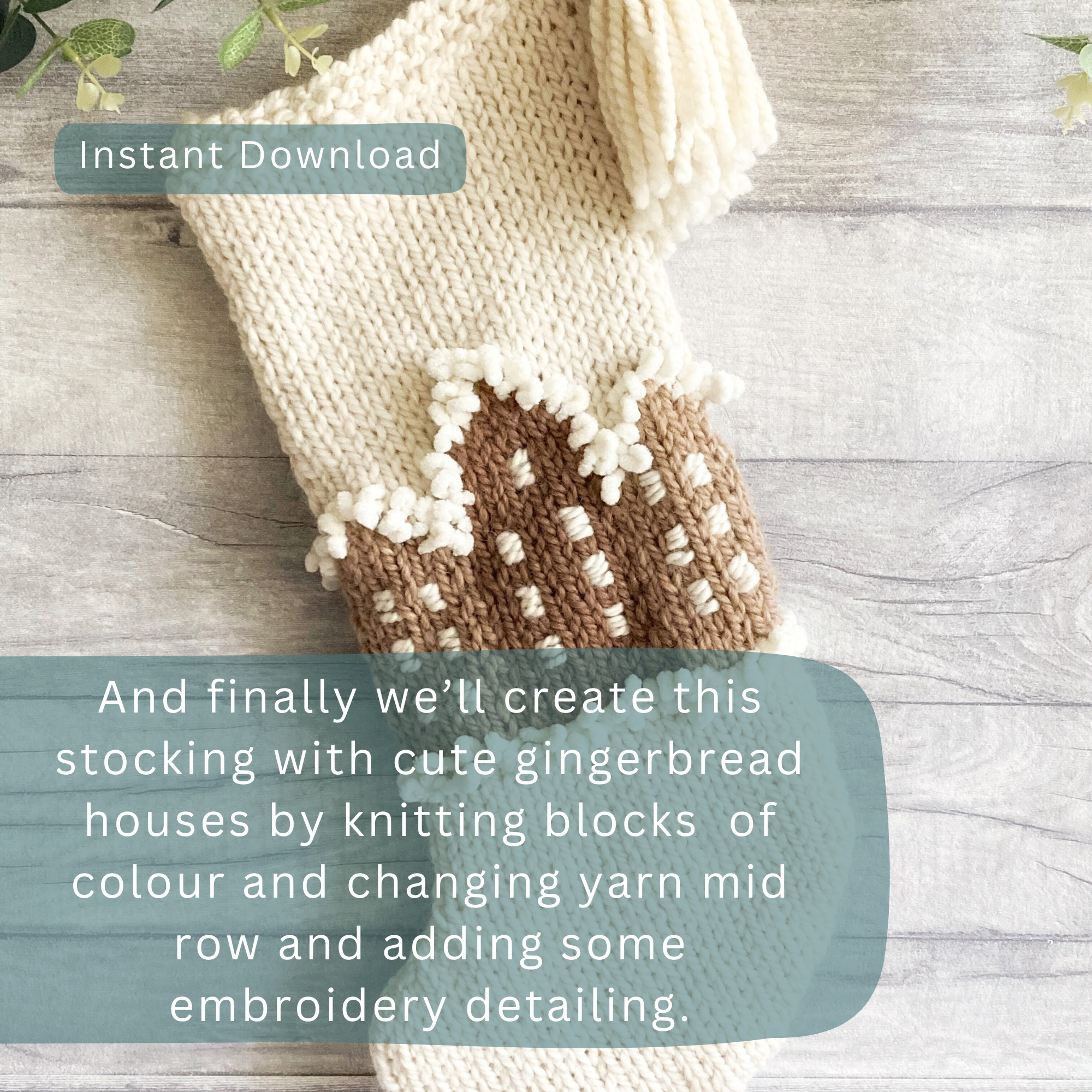 Beginner Christmas Stocking Knitting Patterns Bundle, Patterns For Working With Colour