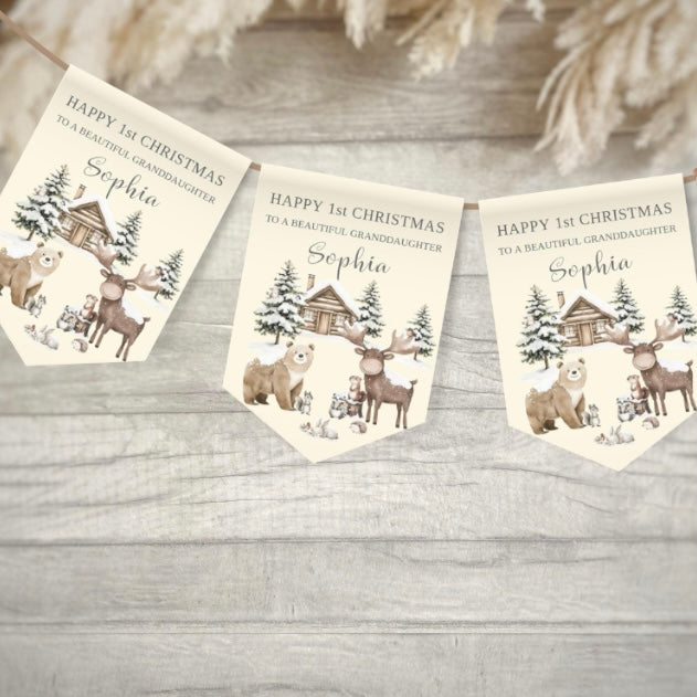 Personalised Winter Wonderland Banner