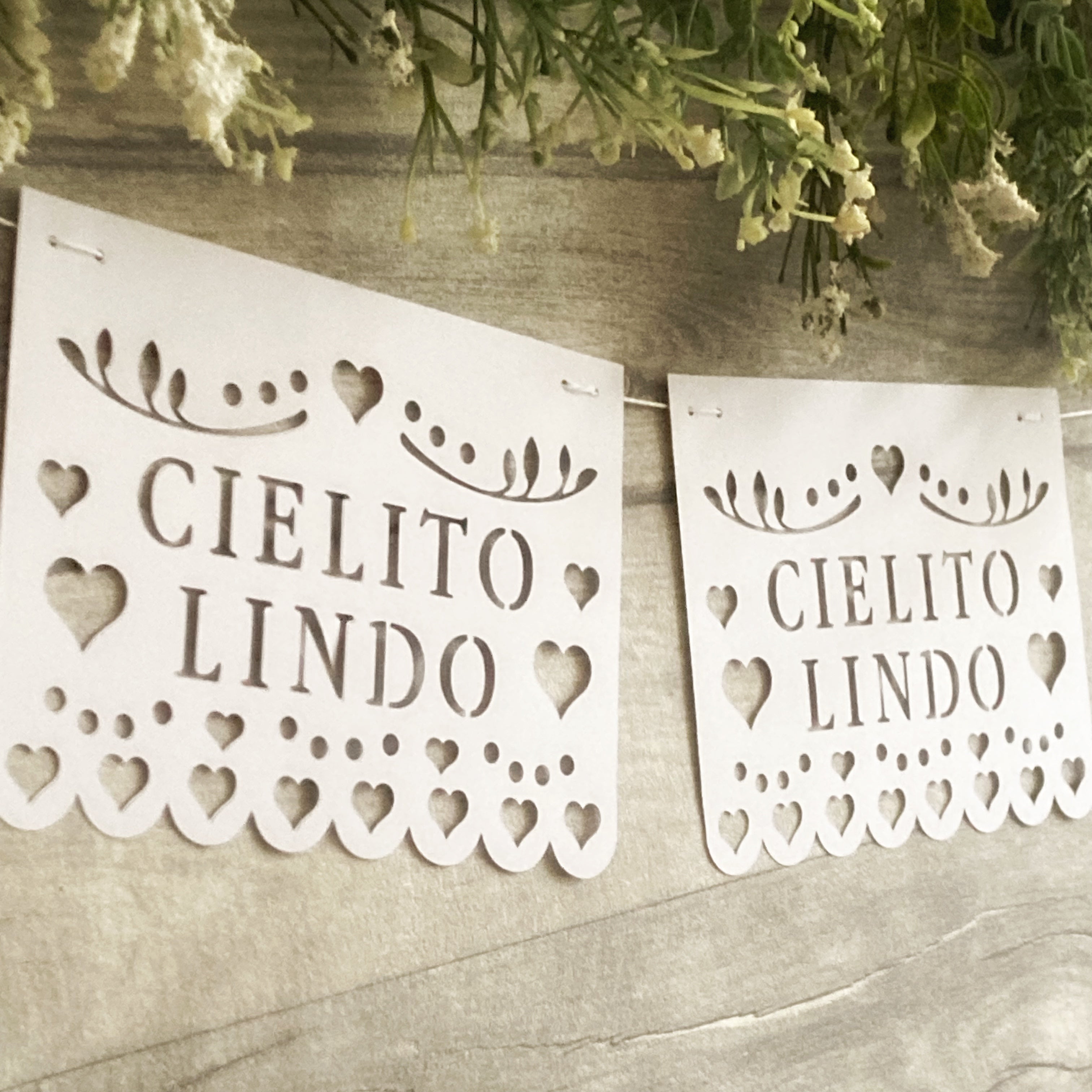 Cielito Lindo  Papel PicadoBanner SVG Cutting File