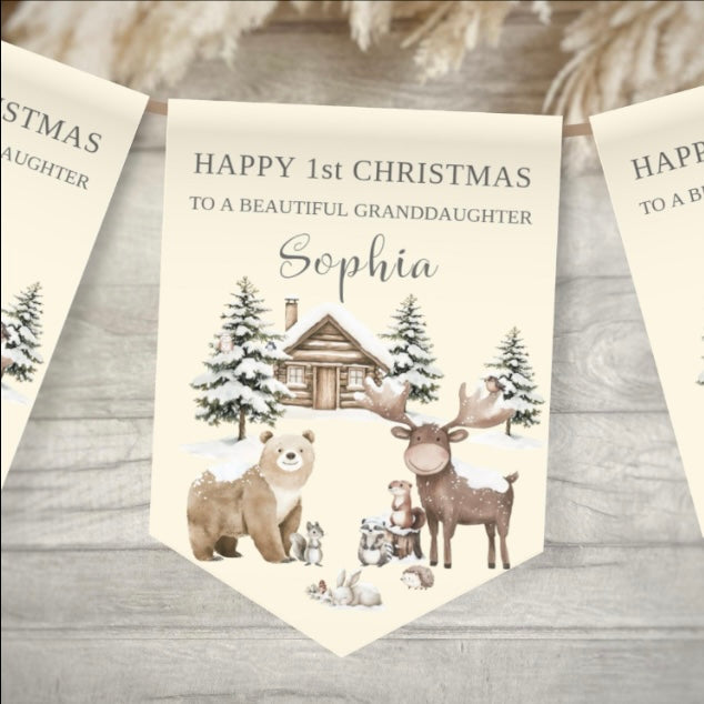 Personalised Winter Wonderland Banner