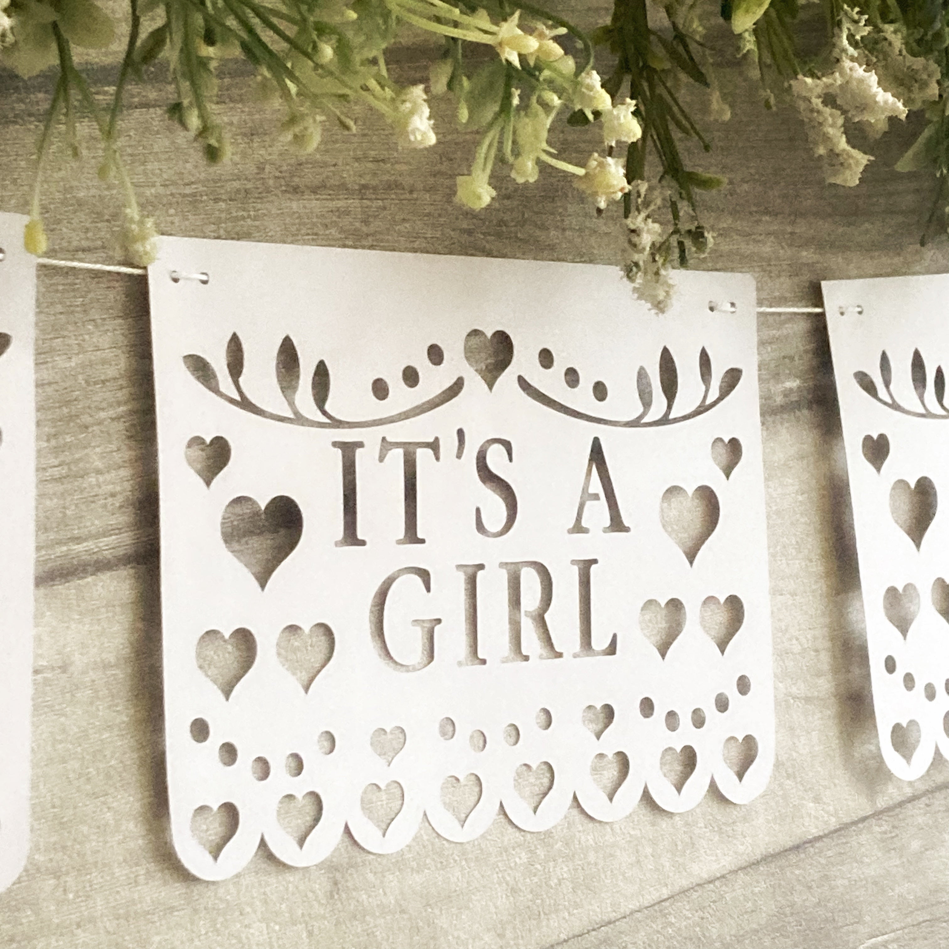 It’s a Girl Banner Digital Cutting File