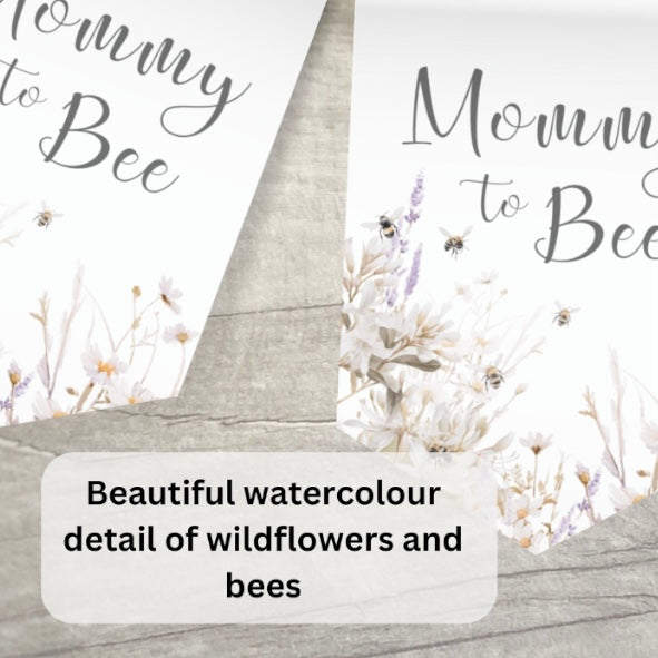 Mommy to Bee Baby Shower Banner Printable Template