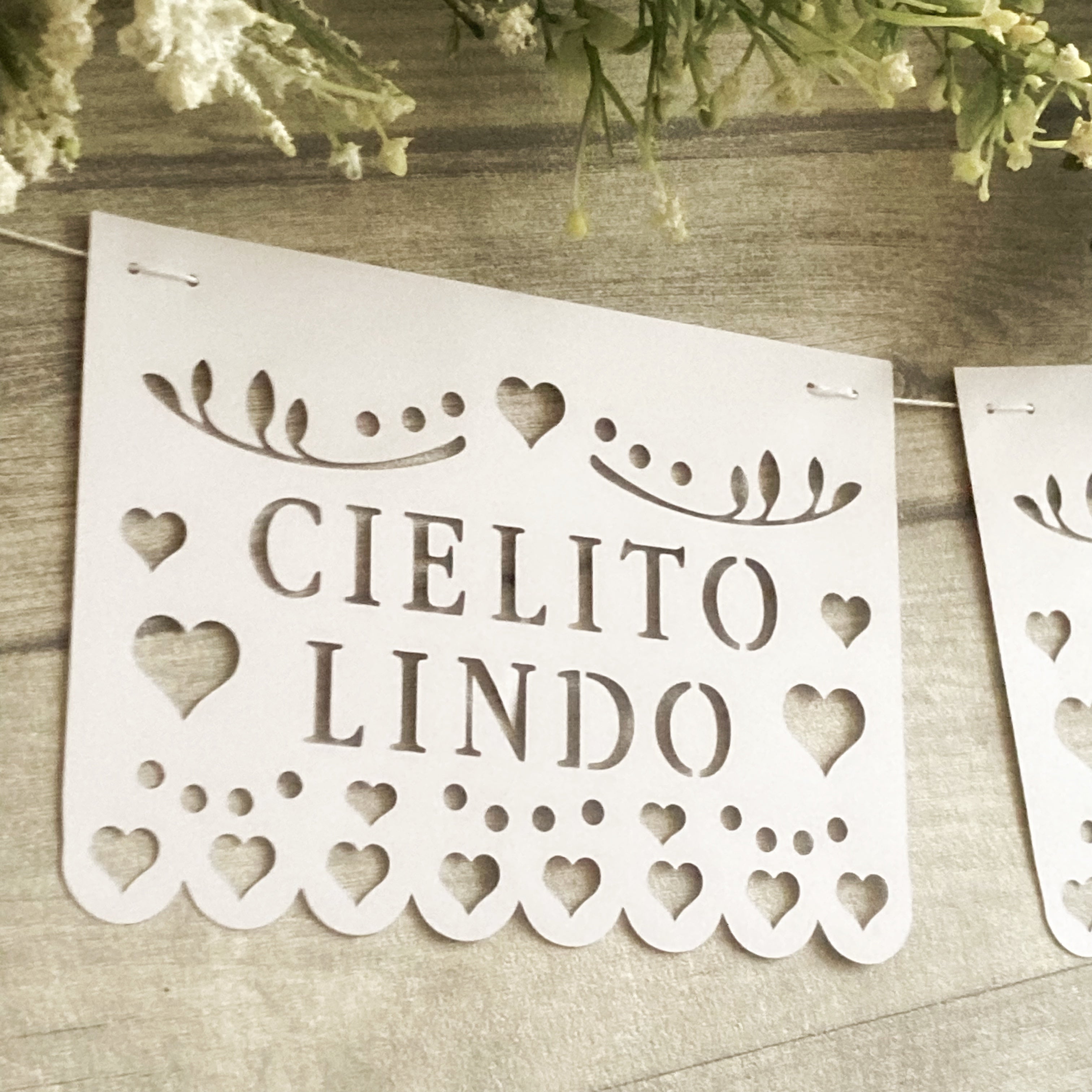 Cielito Lindo  Papel PicadoBanner SVG Cutting File
