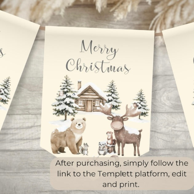 Personalised Winter Wonderland Banner