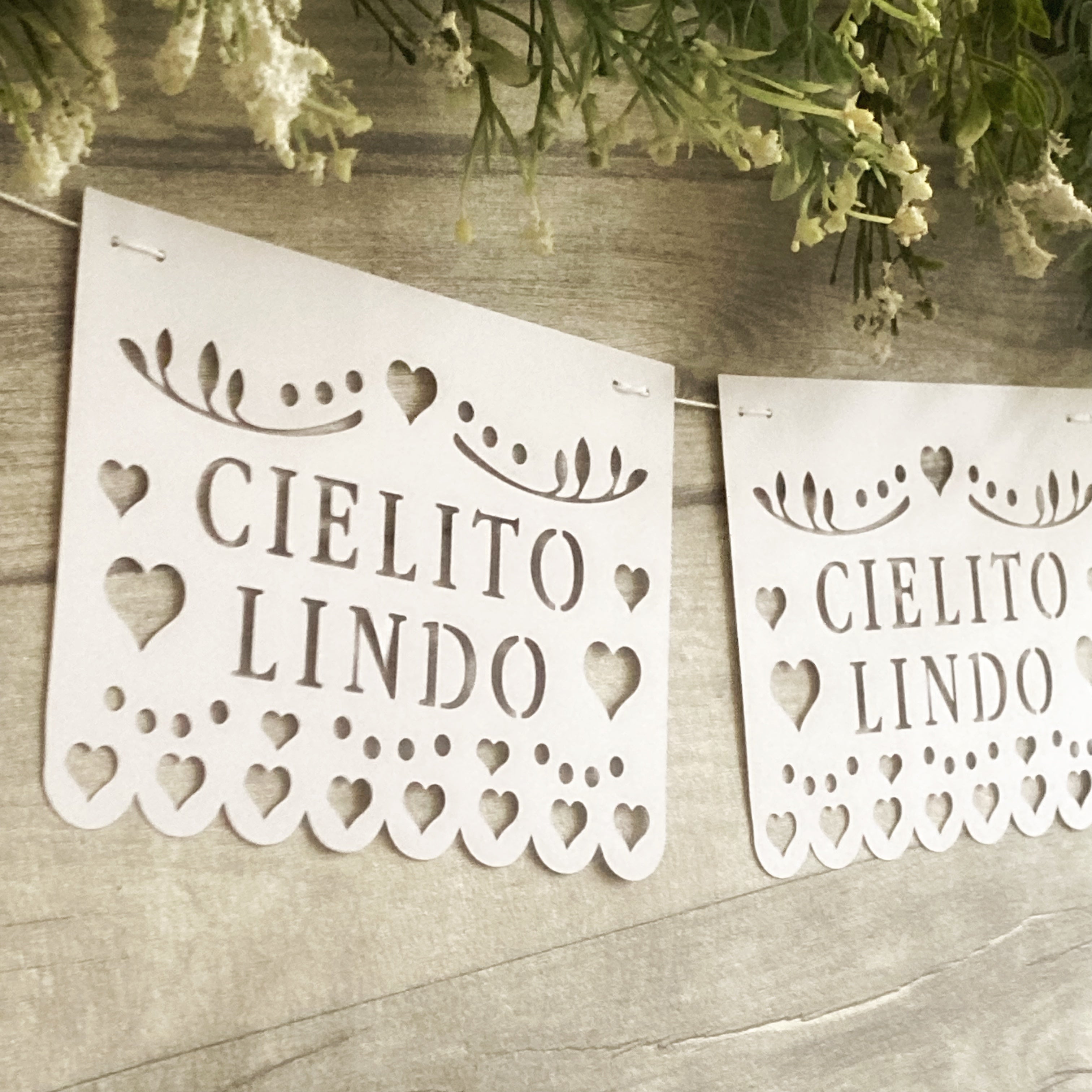 Cielito Lindo  Papel PicadoBanner SVG Cutting File