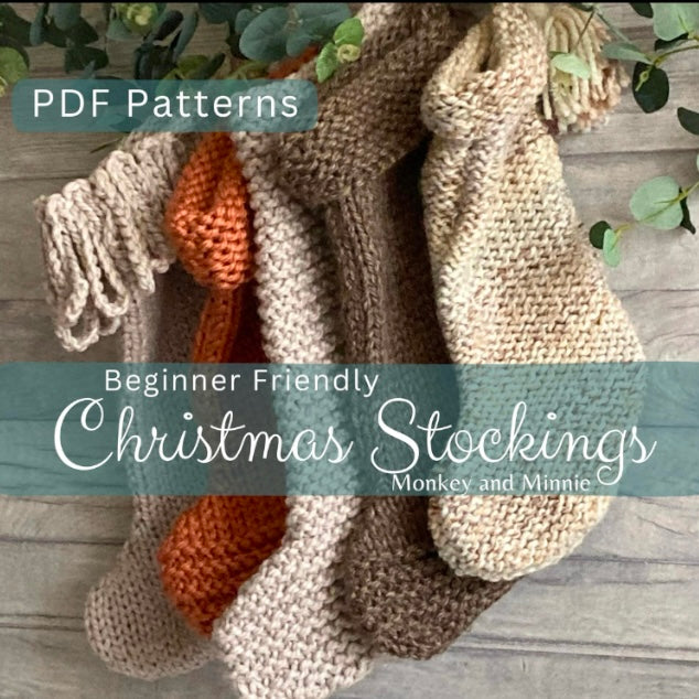 Beginner Friendly Christmas Stocking Pattern Bundle