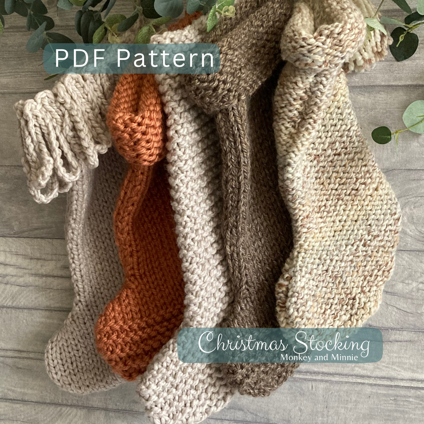 Beginner Friendly Christmas Stocking Pattern Bundle