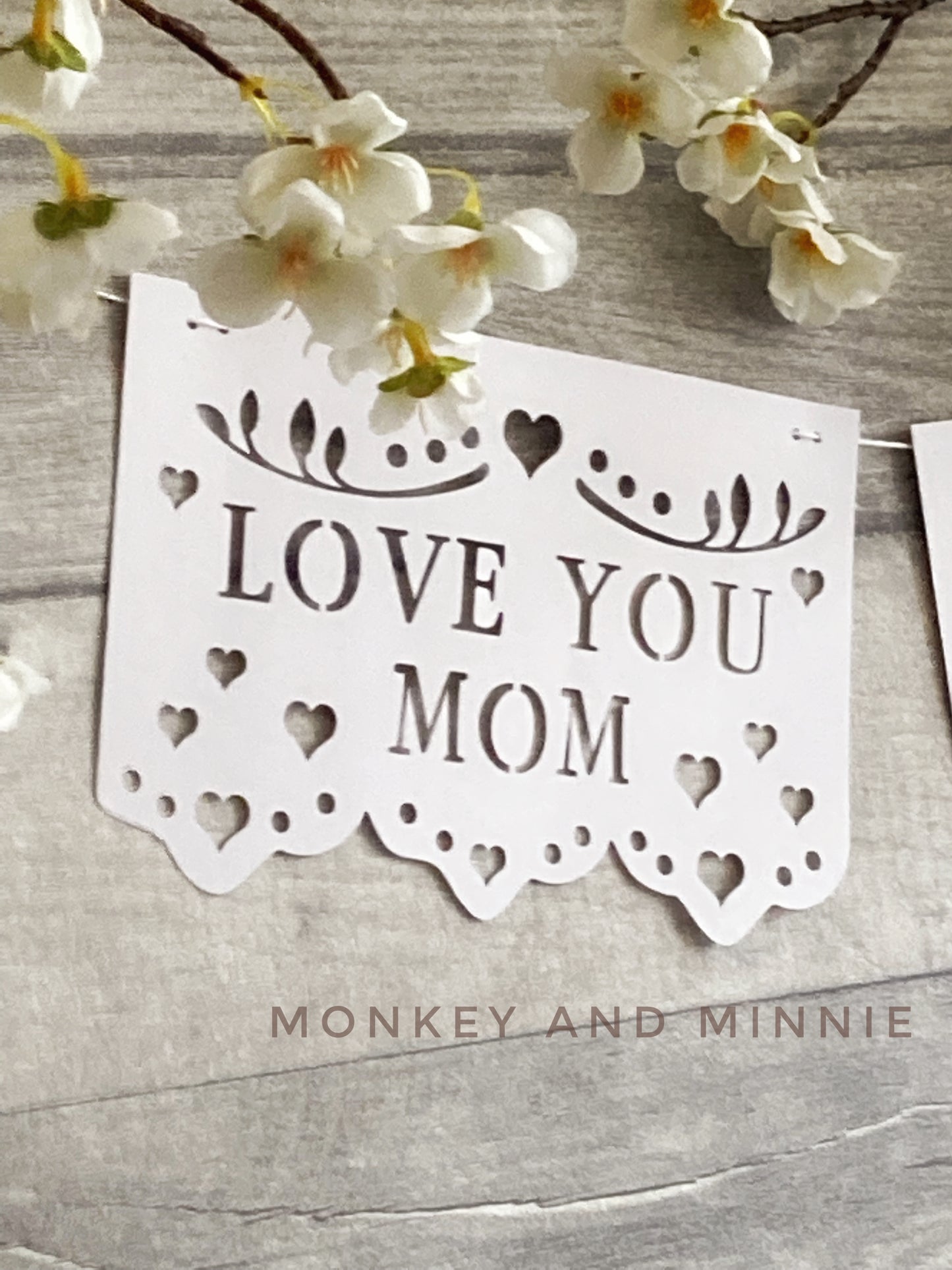 Mother’s Day Bunting Digital Download Bundle, Love You Mummy, Mum, Mom