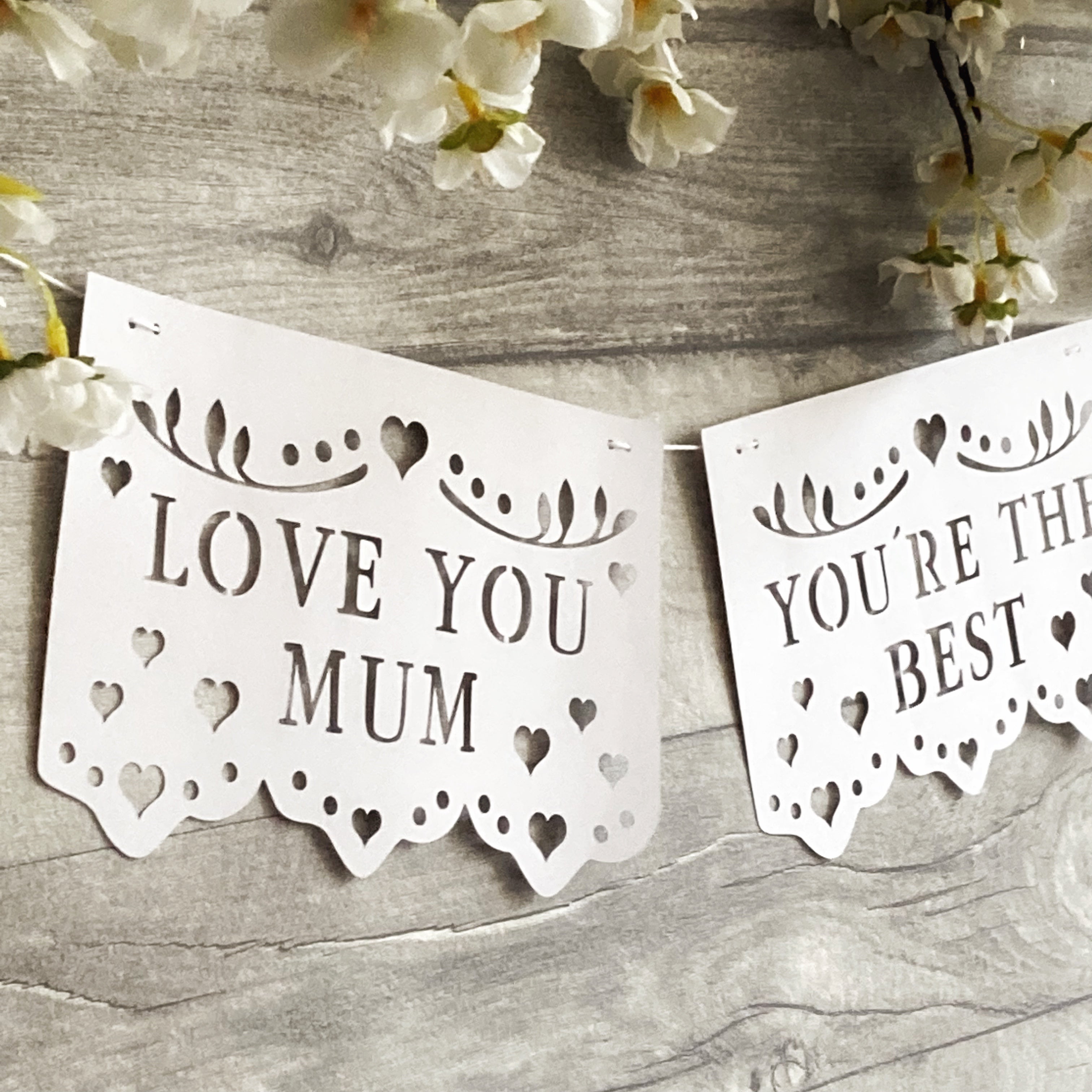 Mother’s Day Bunting Digital Download Bundle, Love You Mummy, Mum, Mom