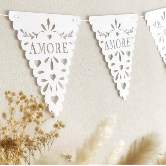 Amore wedding banner SVG