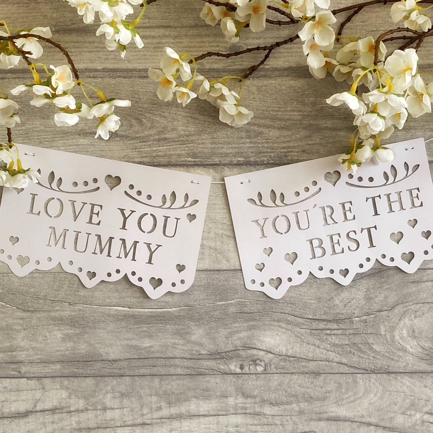 Mother’s Day Bunting Digital Download Bundle, Love You Mummy, Mum, Mom