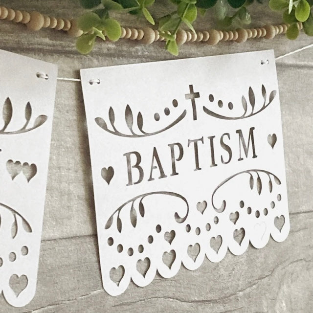 Baptism Banner Digital Cutting File